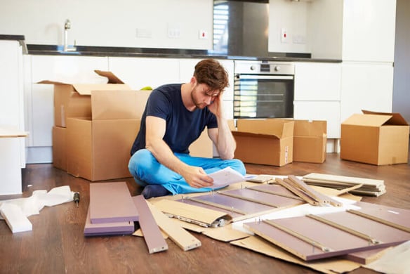The retail buildout is like putting together furniture